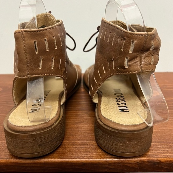 Muse & Cloud Women's Zycro Cognac Leather Lace-up Summer Boho Sandals NEW 10 - Picture 8 of 11